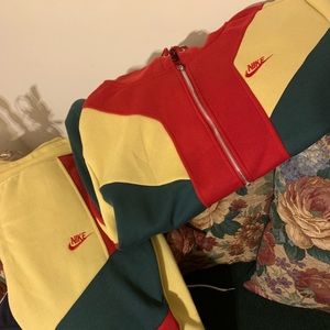 Nike tracksuit.